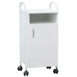 Тумбочка прикроватная из ЛДСП на металлокаркасе