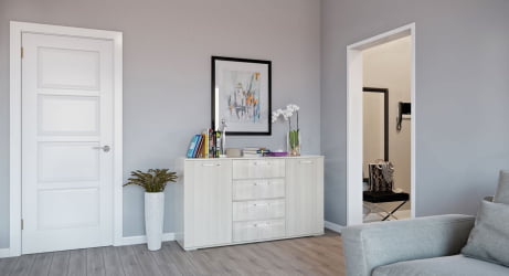 Комод в гостиную Вега 87 Шимо темный/светлый