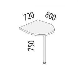 Приставка Альфа 64.63 Дуб Кронберг