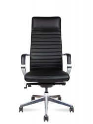 Кресло руководителя СИЕНА M кожа Черный