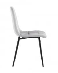 Стул Одди велюр светло-серый 4 шт. комплект