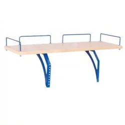 Полка задняя к столу Polka_z 1/750 (Polka_z 7/750) Яблоня Синий