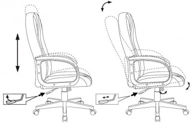 Кресло руководителя Бюрократ T-898/402-BEIGE Бежевый 38-402