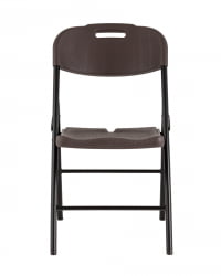 Складной стул банкетный коричневый под дерево