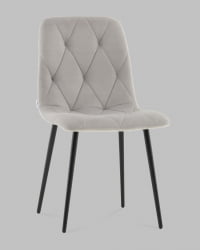 Стул Одди Diamond С велюр светло-серый