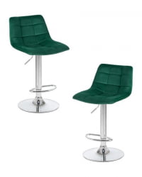 Стул барный DOBRIN TAILOR (зеленый велюр (MJ9-88)) 2 шт