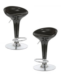 Стул барный DOBRIN BOMBA (черный) 2 шт