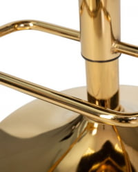 Стул барный ДОБРИН CХАРЛЙ ГОЛД (серый велюр (МДЖ9-75)) 2 шт / DOBRIN CHARLY GOLD (MJ9-75))