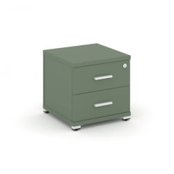 Тумба приставная с 2-мя ящиками CONCEPT CN.TUP-001 B/W Кобо Белый