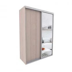 Шкаф-купе в коридор Акцент-Сим ДЗ 1600х600  Ясень шимо светлый