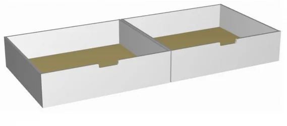Ящик для детской кровати RooRoom VK-7 Белые