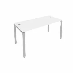 Стол письменный METAL SYSTEM Б.СП-4 Белый/Серый