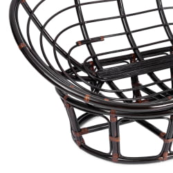 Диван MAMASAN/МАМАСАН 23/02 W /с подушкой/ 169х102х80 см, Antique brown, матрац 182х119 см, ткань серо-бежевая 3М 16/2