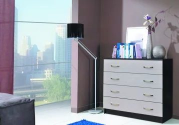 Комод в гостиную №1 дуб венге + дуб белфорд