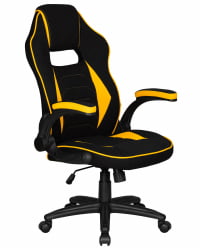 Кресло игровое DOBRIN RICK (черно-желтый)