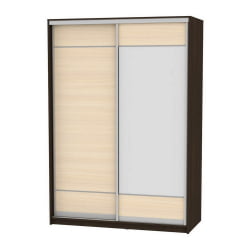 Шкаф-купе Б-220х160х60-2(Венге-ДМ-Д7Д8) / B-220х160х60-2(Венге-ДМ-D7D8)