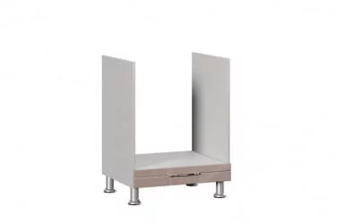 Тумба кухонная 600 для встраиваемой техники Анастасия ЛД 059.113.000 М Капучино