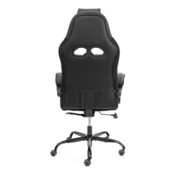 Кресло Arena metalBL кож/зам, черный/черный карбон, 36-6/карбон черный