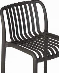 Стул полубарный ДОБРИН CХЛОЕ (темно-серый) 4 шт / DOBRIN CHLOE