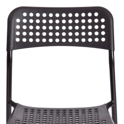 Дизайнерский стул ADDE (mod. C-049) металл/пластик, 39 х 49 х 78 см, Black (черный)