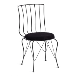 Стул LALITA (mod. 172) металл/ткань, 44 х 51.5 х 85 см, Black (черный)