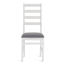 Стул ROSARIO многослойная фанера, 39 х 39 х 99 см, white, ткань темно-серая (150) разобранный