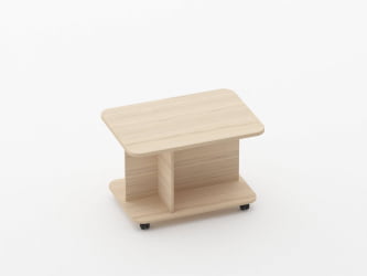 Стол журнальный Glassy 4.10 Дуб молочный