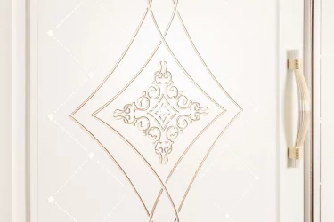 Шкаф-пенал с колоннами (левый/правый) Венеция 32.19 Сосна Астрид Ваниль