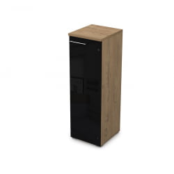 Шкаф со стеклянными дверьми GLOSS LINE 9НП.017.7П Teakwood
