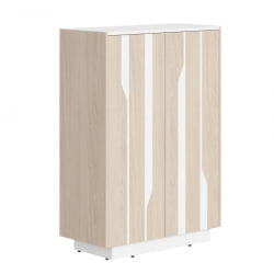 Шкаф средний Line СФ-574202 Дуб светлый Белый