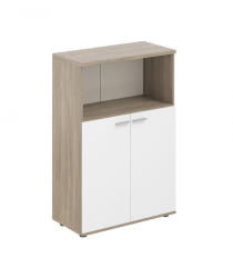 Распашной шкаф Sigma SG.843.OD.WH Дуб темный Белый