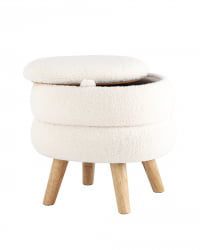 Пуф с ящиком Винни M Тедди белый