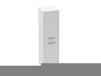 Шкаф 3 узкий закрытый, 2 двери Deka 10.16.12Пр Белый