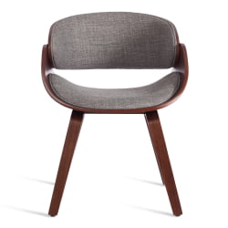 Стул LANDO (mod.8036) дерево / ткань, 59х53х75 см, орех/серый, Aimcasa 28