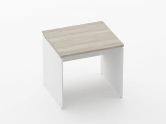 Стол прямой Deka ЛДСП каркас 75.07.08 Дуб Сантана светлый/Белый