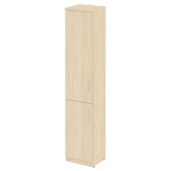 Шкаф высокий узкий левый (1 низкая дверь ЛДСП, 1 средняя дверь ЛДСП) NOVA S В.СУ-1.3 L Бук Артизан