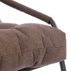 Диван прямой Ergo/Эрго рогожка, коричневый, 3М7-147