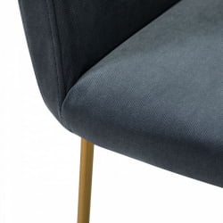 Кресло Бар Oscar Б Diag grey/Линк золото