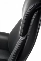 Кресло офисное Парламент H-2021-35 black leather Черный