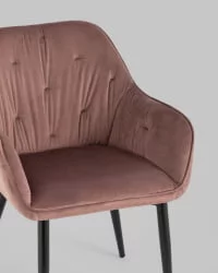 Стул Алекса велюр Пыльно-розовый