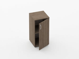 Шкаф низкий закрытый Глассй 6.08.13Пр Дуб Верцаска / Glassy