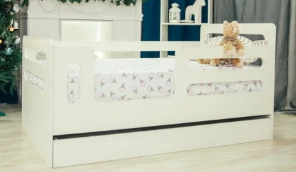 Кроватка для новорожденных Горизонтали с ящиком