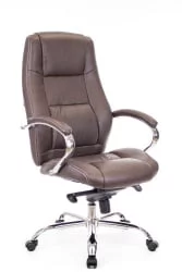 Кресло руководителя Kron M экокожа Коричневый
