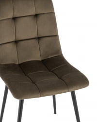 Стул Одди велюр коричневый 4 шт. комплект