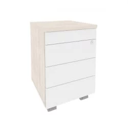 Тумба мобильная (TIP-ON) ONIX O.TM-3 TIP Денвер Светлый/Белый