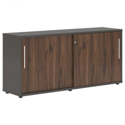 Шкаф с дверьми-купе EDIS ELC 1643 Дуб Денвер темный Белый Мокко