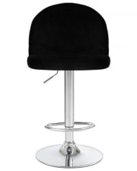 Стул барный ДОБРИН МИЛАНА (черный велюр (МДЖ9-101)) 2 шт / DOBRIN MILANA (MJ9-101))