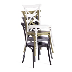 Стул CROSS (mod. PL24) пластик, 48 х 58 х 89 см, Green (зеленый) 33513