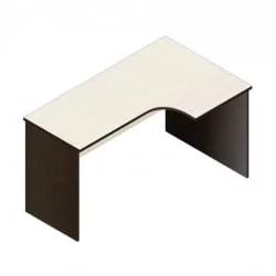 Стол компьютерный угловой Р.РС-14 (правый) Венге/дуб молочный