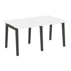 Стол переговорный (2 столешницы) ОНИКС ВООД ОВ.ПРГ-2.0 Белый Бриллиант/Темный / ONIX WOOD OW.PRG-2.0